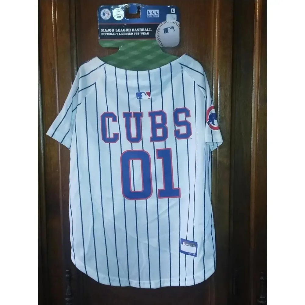 Chicago‎ Cubs dog team jersey size large